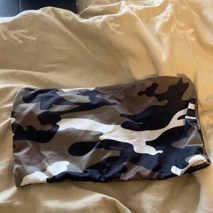 Camo tube top